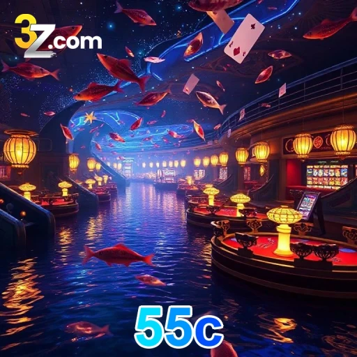 55c com Jogos de caça-níqueis