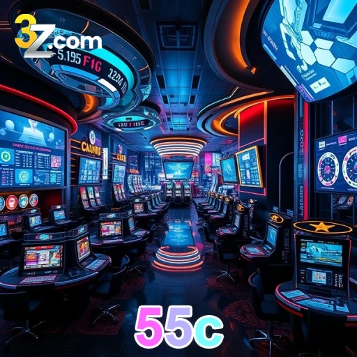 55c com Jogos de caça-níqueis